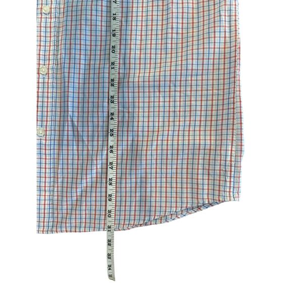 Saddlebred Men’s Classic Fit Button Down Shirt L Plaid Long Sleeve Casual Work - Picture 8 of 10